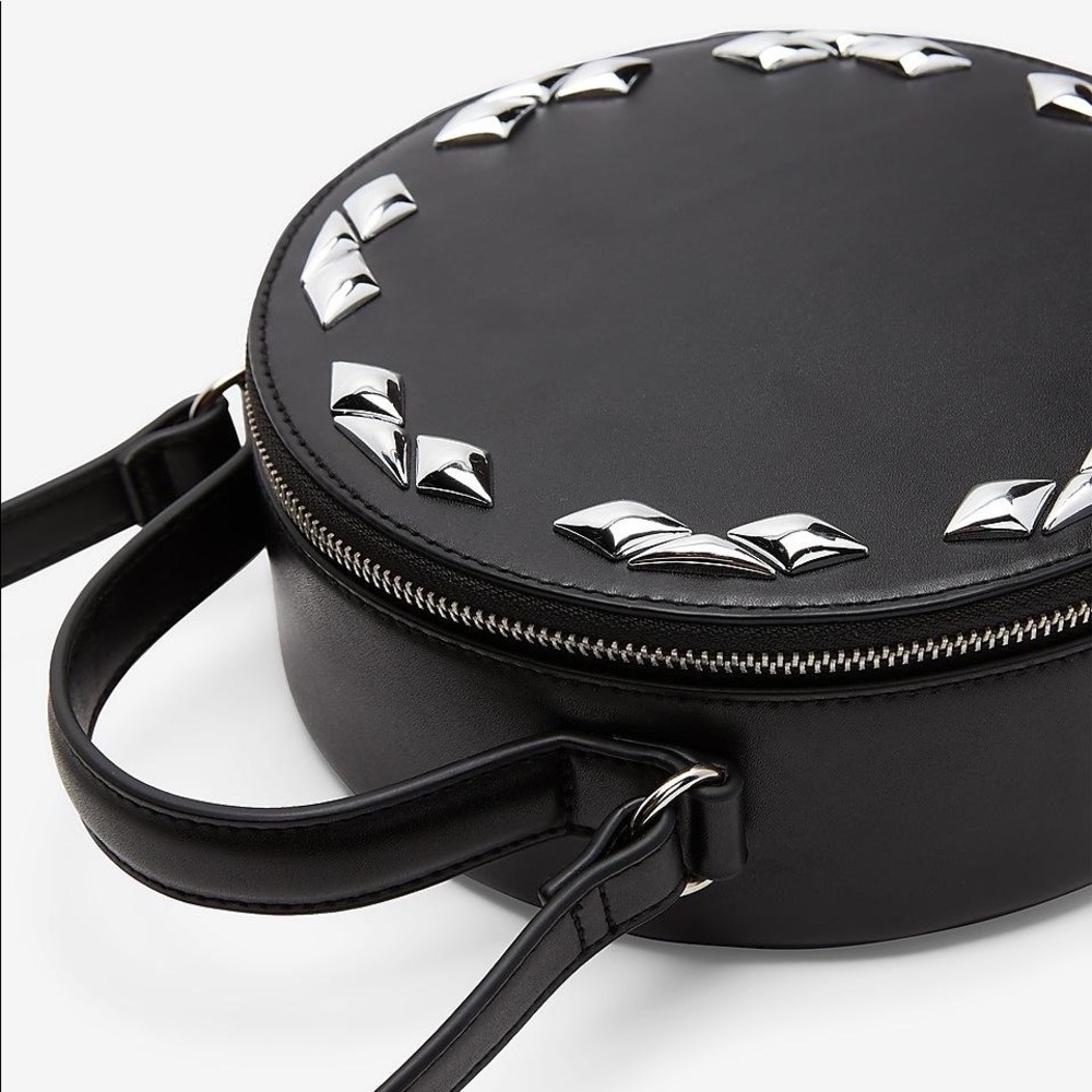 Express Circle With Silver Diamonds Crossbody Bag - image 1